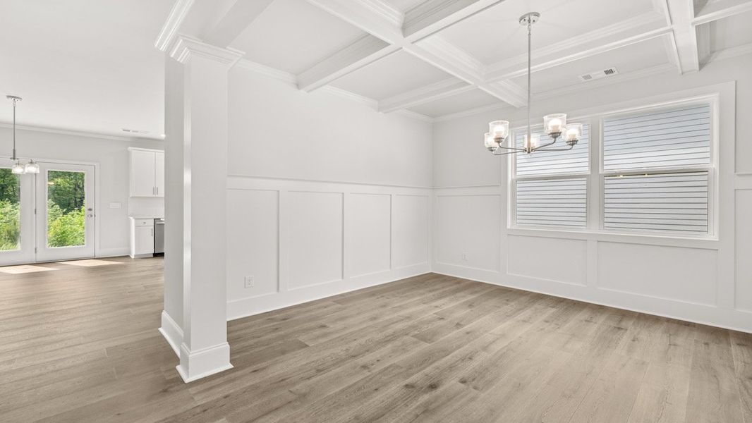 Representative unfurnished interior of a home built from the GRAYSON by D.R. Horton in Butner Estates, South Fulton (Image 17).