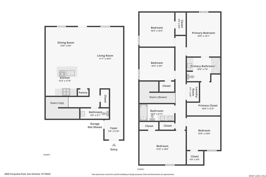 2D floor plan layout of this home in Blue Ridge Ranch, San Antonio, TX (Image 3). 2D floor plan layout of this home in Blue Ridge Ranch, San Antonio, TX (Image 3).
