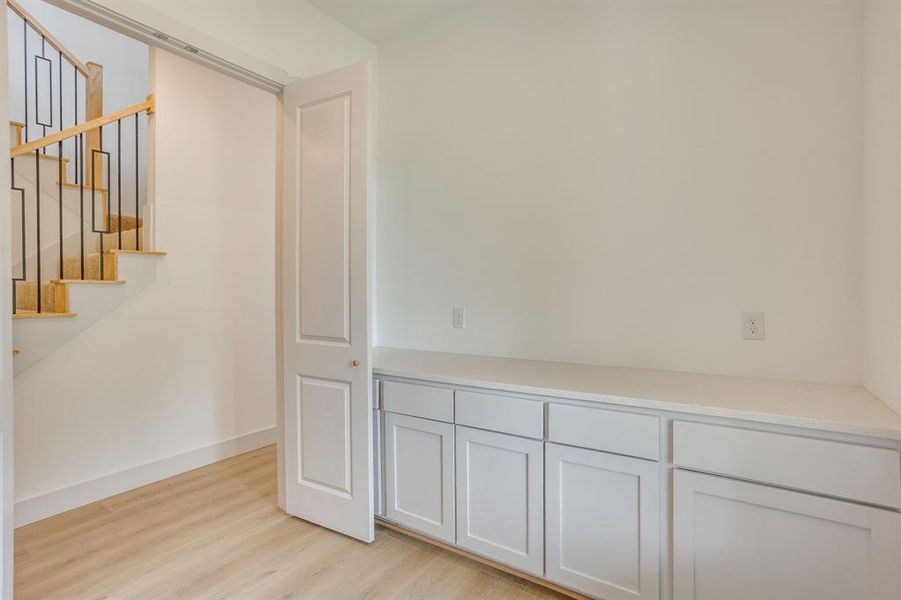 Furnished interior view inside a new home in , Sunset (Image 28).