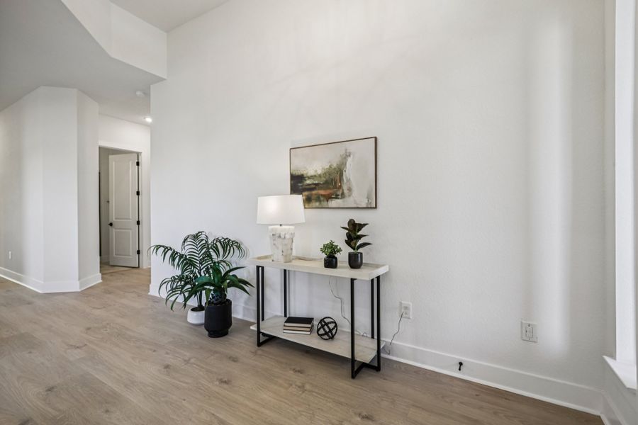 Furnished interior view inside a new home in Sauls Ranch, Round Rock (Image 41).