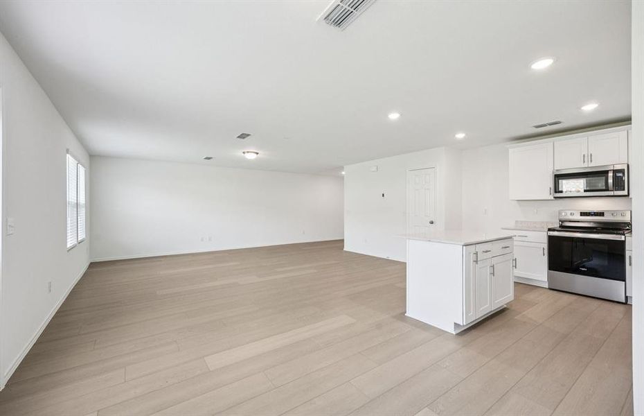 Spacious gathering room with large windows Spacious gathering room with large windows