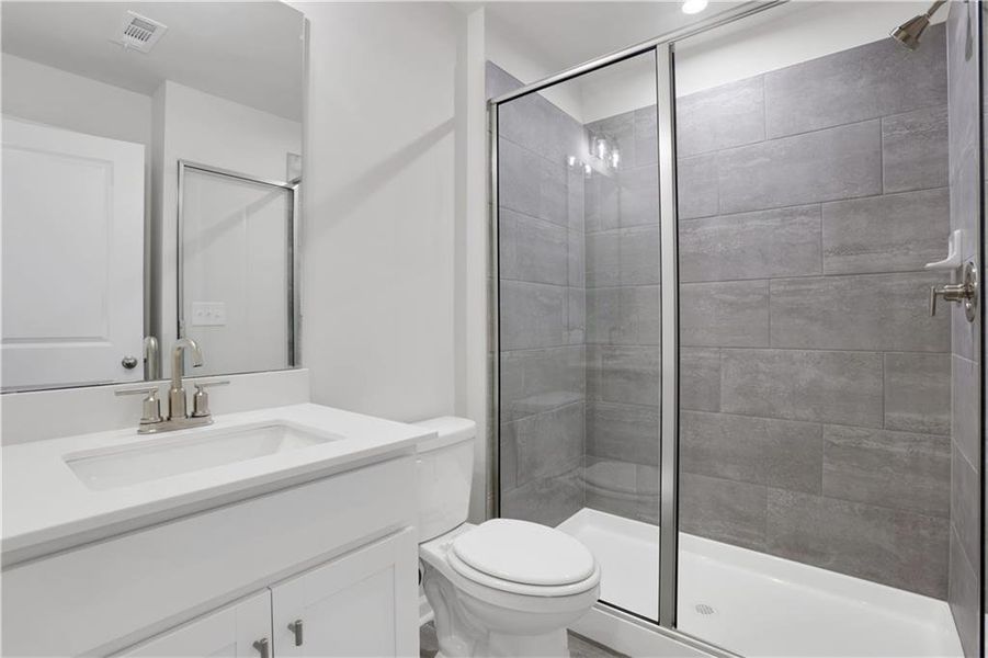 Furnished interior view inside a new home in Towne Village at Suwanee Dam, Sugar Hill (Image 13). Furnished interior view inside a new home in Towne Village at Suwanee Dam, Sugar Hill (Image 13).