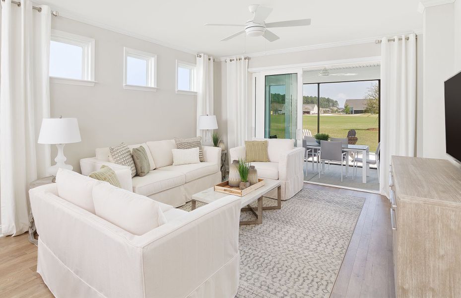 Furnished interior view inside a new home in Sun City Hilton Head, Bluffton (Image 8).