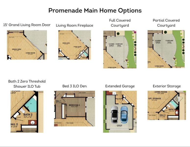 2D floor plan layout for the Promenade by Epcon Communities in Chipeta Hollows, Grand Junction, CO (Image 31).