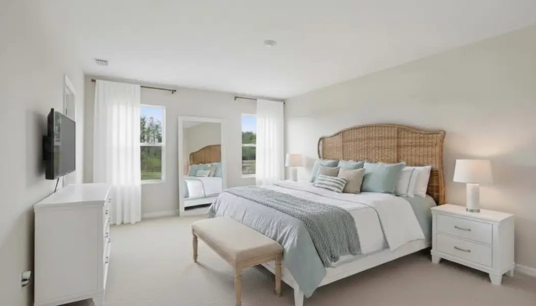 Representative furnished interior of a home built from the Coral by D.R. Horton in Deerbrook, Land O' Lakes (Image 8).