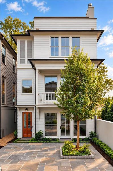 Front exterior of a new home in , Atlanta, GA, highlighting curb appeal (Image 23). Front exterior of a new home in , Atlanta, GA, highlighting curb appeal (Image 23).