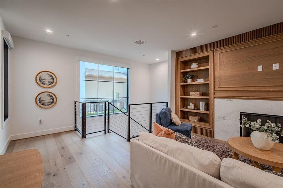 Furnished interior view inside a new home in , University Park (Image 35).