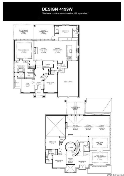 2D floor plan layout of this home in The Dominion, San Antonio, TX (Image 2). 2D floor plan layout of this home in The Dominion, San Antonio, TX (Image 2).
