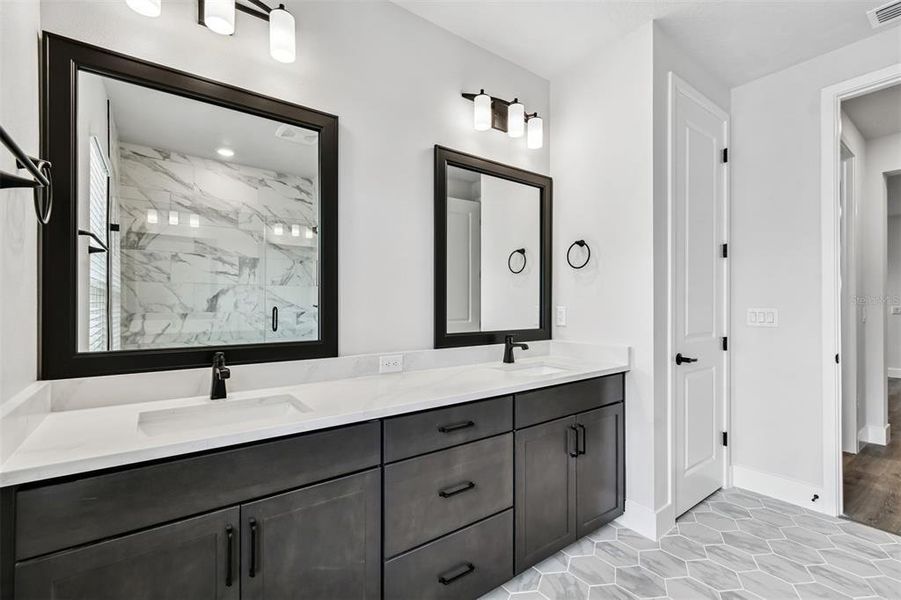 Furnished interior view inside a new home in , Tampa (Image 29). Furnished interior view inside a new home in , Tampa (Image 29).