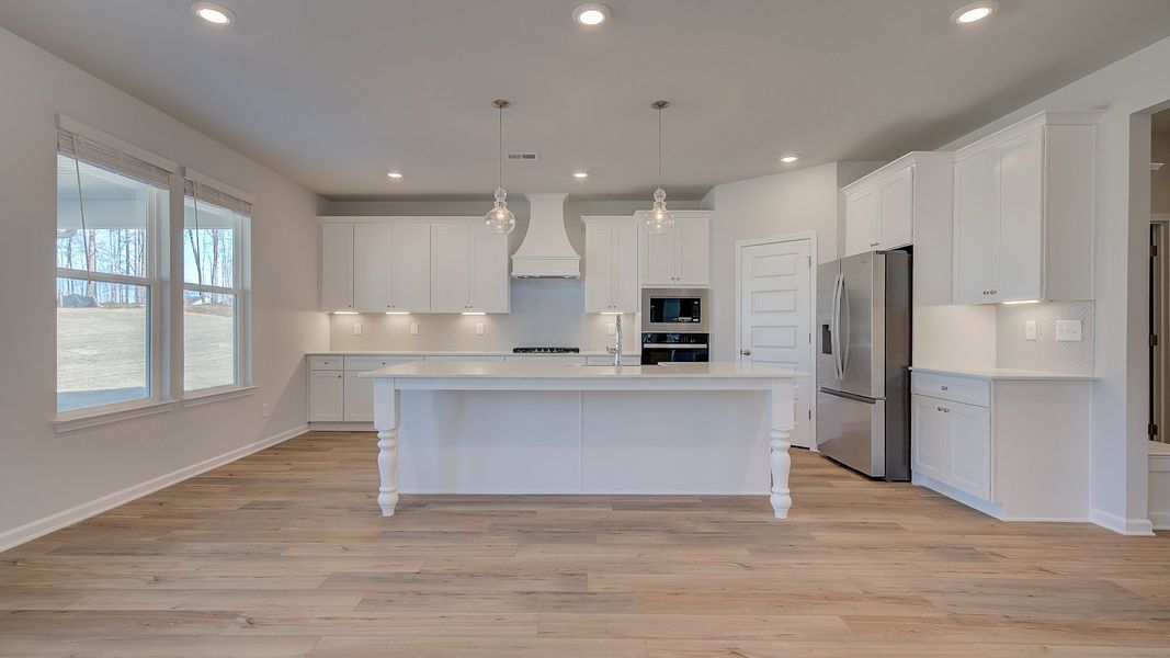 Furnished interior view inside a new home in Riverbend Overlook, Fayetteville (Image 19). Furnished interior view inside a new home in Riverbend Overlook, Fayetteville (Image 19).