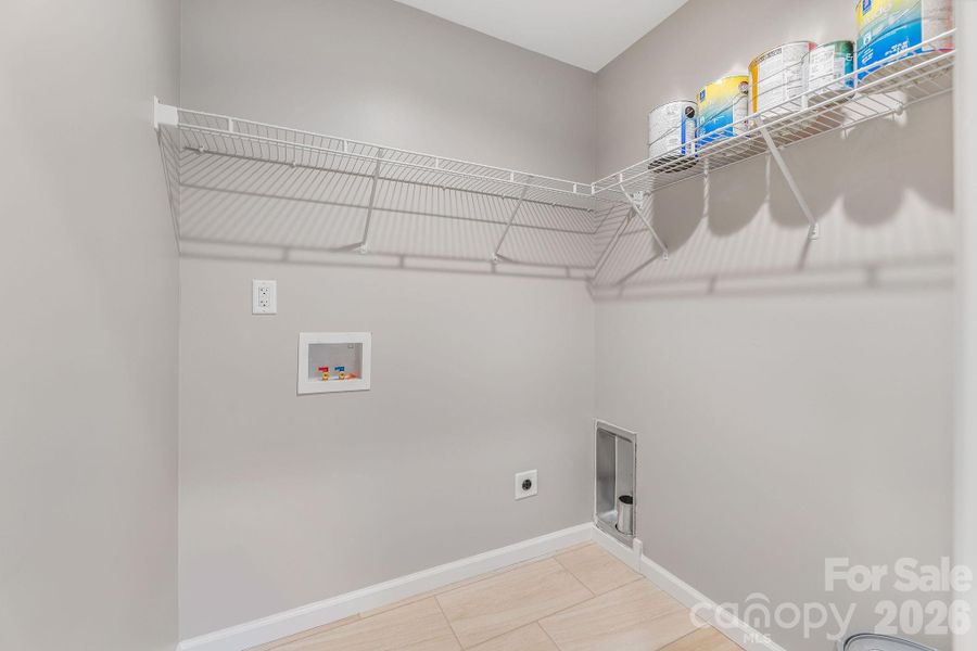 designated laundry room