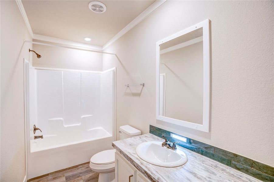 Furnished interior view inside a new home in , Springtown (Image 9).