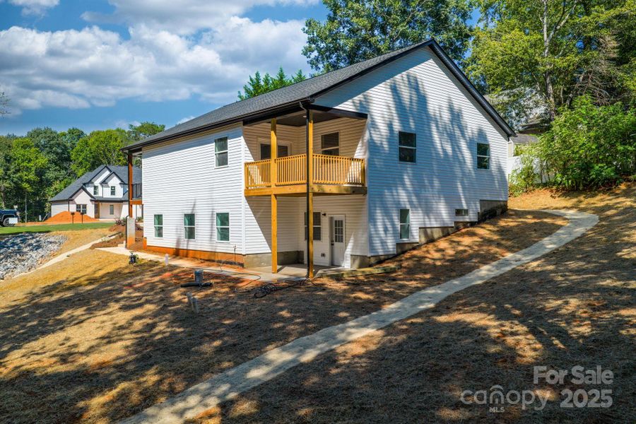 Exterior details and patio area of a home in , Hickory (Image 2). Exterior details and patio area of a home in , Hickory (Image 2).