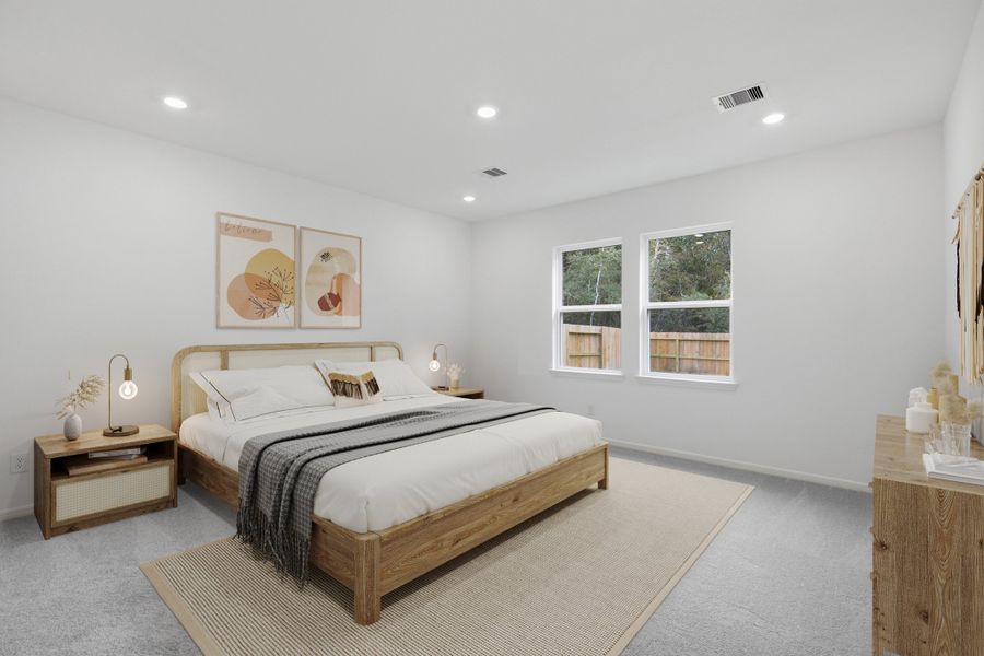 Representative furnished interior of a home built from the Walnut by Taylor Morrison in Bridge Creek 45s and 50s, Cypress (Image 10). Representative furnished interior of a home built from the Walnut by Taylor Morrison in Bridge Creek 45s and 50s, Cypress (Image 10).