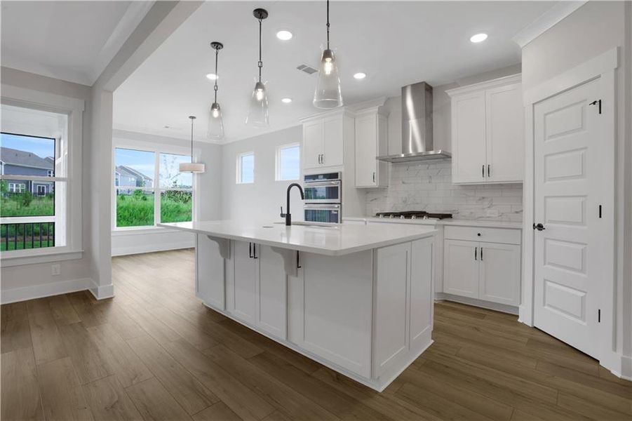 Furnished interior view inside a new home in Twin Lakes, Hoschton (Image 11).