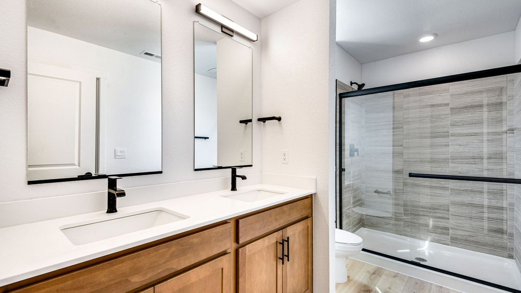 Furnished interior view inside a new home in Horizon Uptown, Aurora (Image 13).