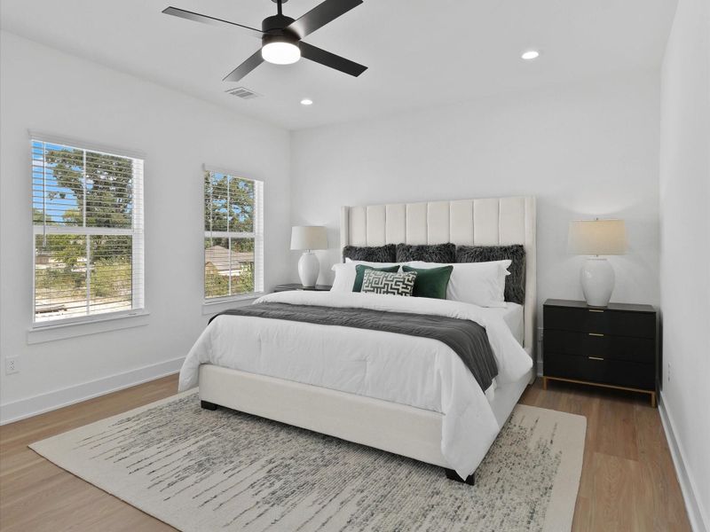 Furnished interior view inside a new home in , Houston (Image 4).