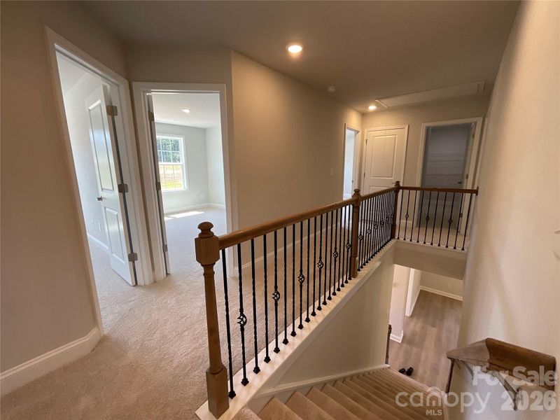 Upstairs hallway Upstairs hallway