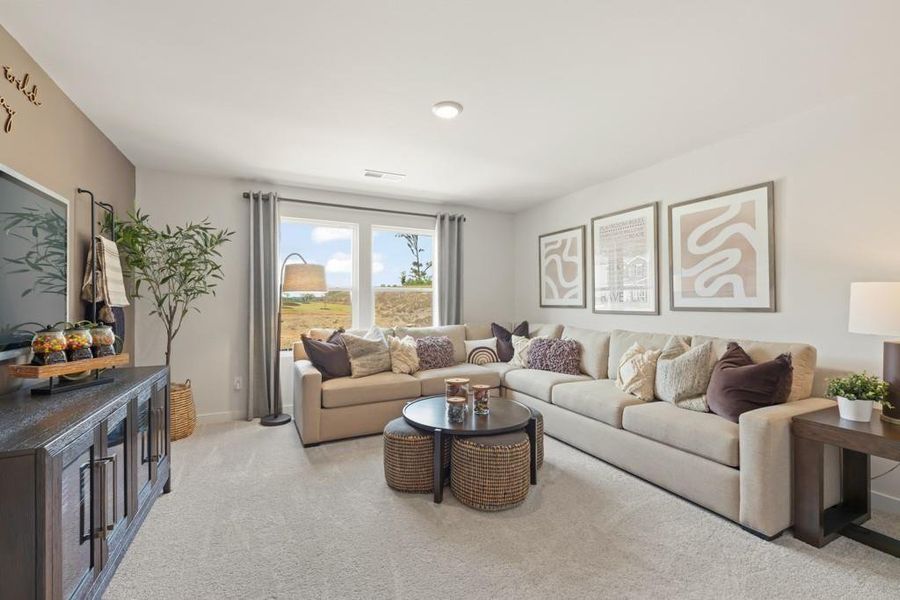 Furnished interior view inside a new home in Union Heights, Flowery Branch (Image 18). Furnished interior view inside a new home in Union Heights, Flowery Branch (Image 18).