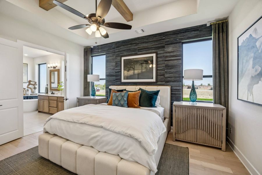 Furnished interior view inside a new home in The Grove Frisco, Frisco (Image 4).