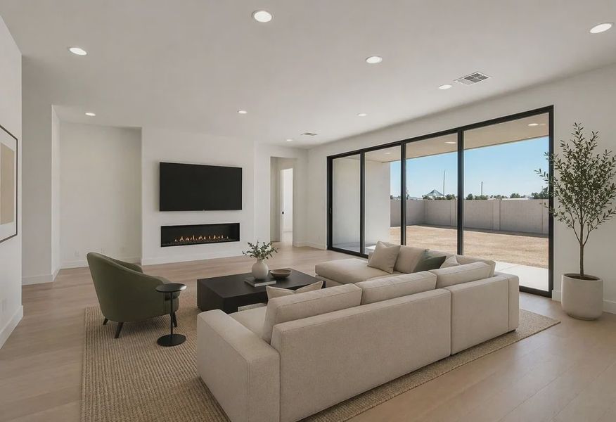 Great Room Virtually Staged - 5 of 20