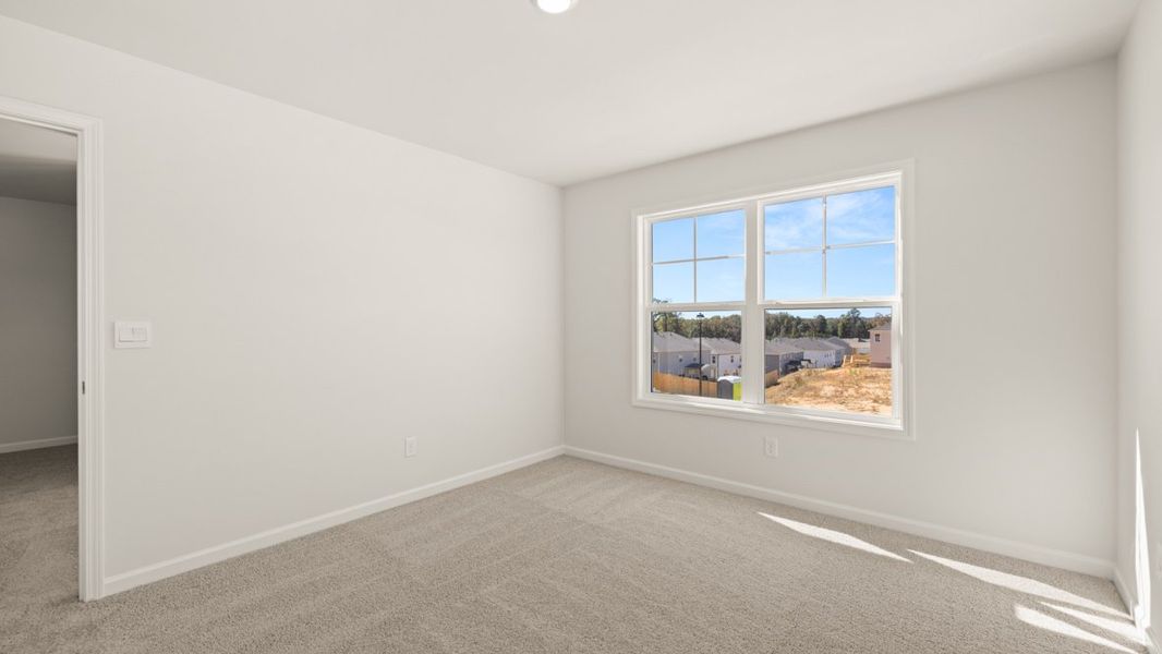 Representative unfurnished interior of a home built from the WINDSOR by D.R. Horton in Butner Estates, South Fulton (Image 58).