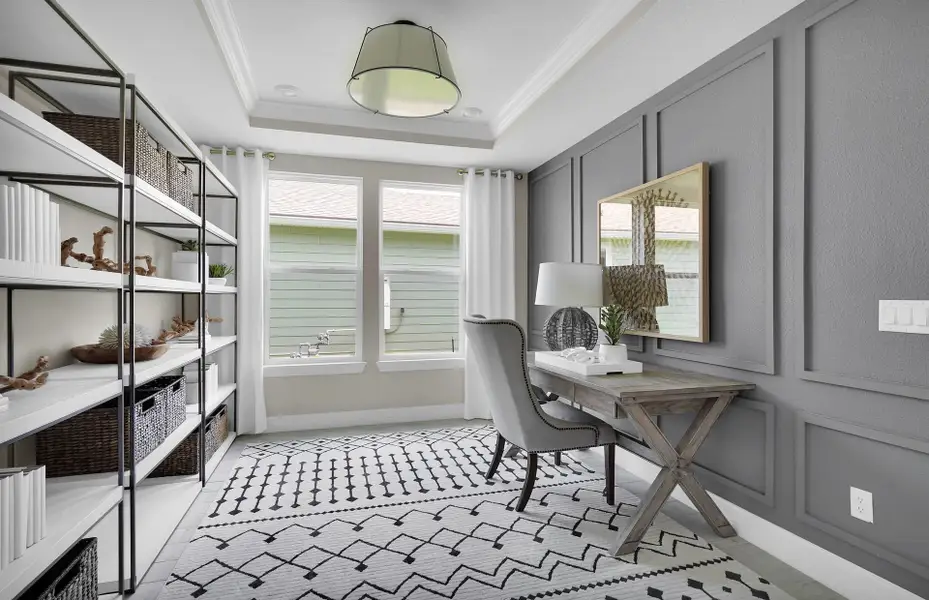 Representative furnished interior of a home built from the Palmary by Pulte Homes in Lakeview Estates, Palm Coast (Image 4).