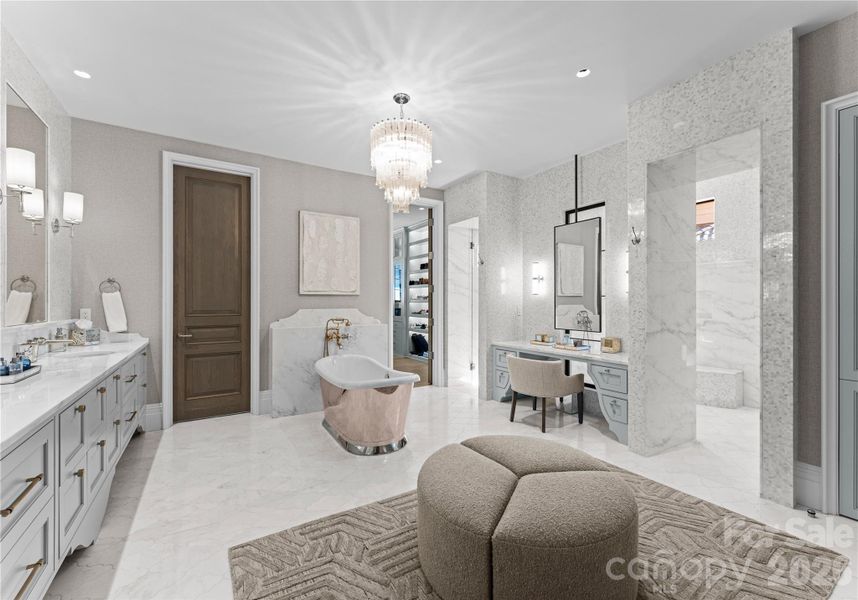 Furnished interior view inside a new home in , Cornelius (Image 30).