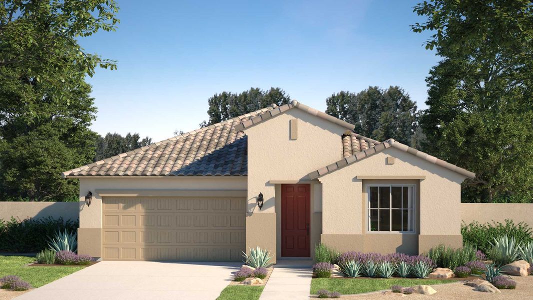 Spanish Elevation | Parker | Sunrise - Valley Series | Surprise, AZ | Landsea Homes