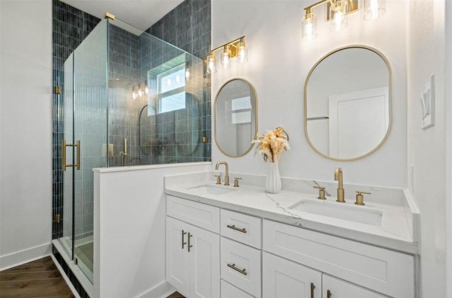 Furnished interior view inside a new home in , Galveston (Image 16).