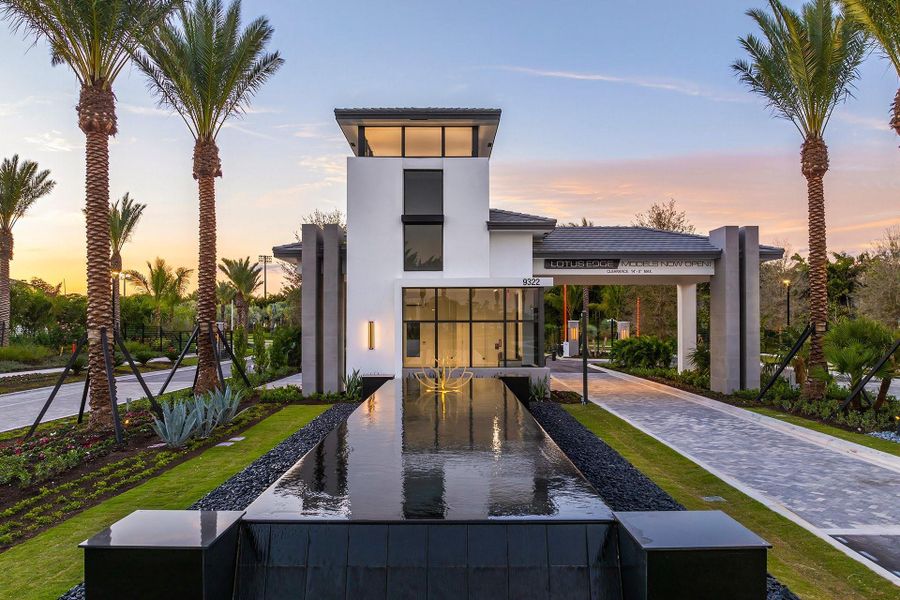 Front exterior of a new home in , Boca Raton, FL, highlighting curb appeal (Image 39). Front exterior of a new home in , Boca Raton, FL, highlighting curb appeal (Image 39).
