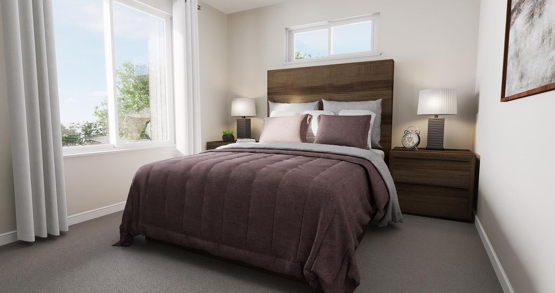 Bedroom - Lory - Inspired at Prairie Village in Brighton, Colorado by Landsea Homes