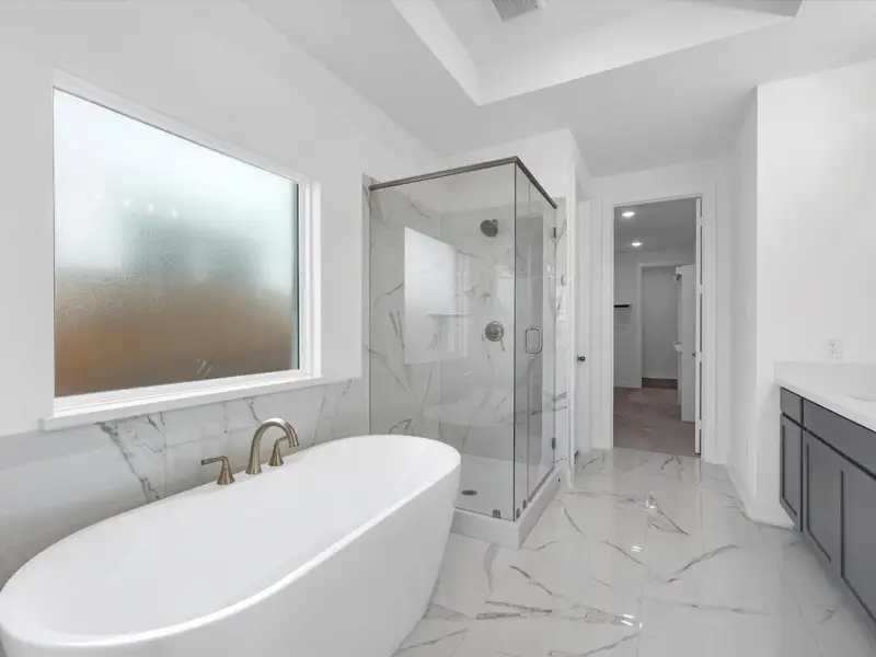 Furnished interior view inside a new home in Sienna - 45', Missouri City (Image 3).