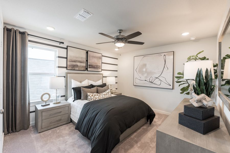 Furnished interior view inside a new home in Mason Woods, Cypress (Image 22).