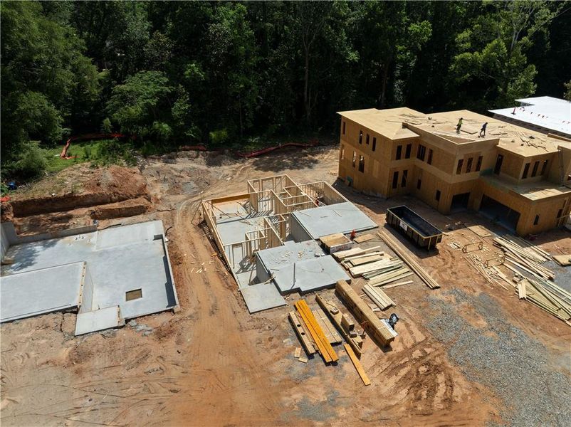 In-progress construction of a new home in , Atlanta, GA (Image 5).