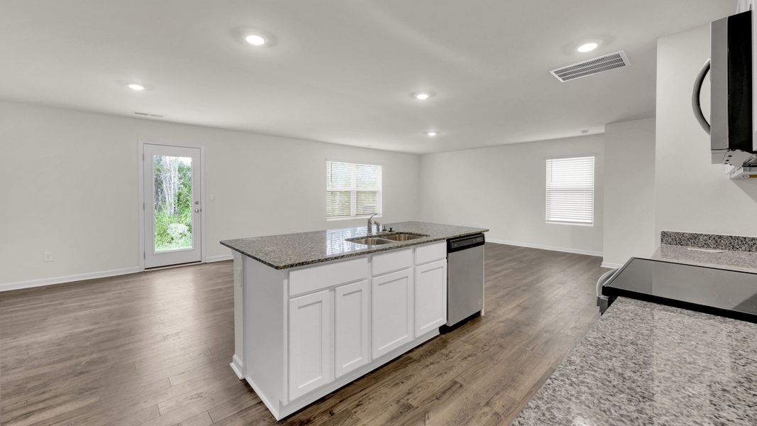 Representative furnished interior of a home built from the Aisle by D.R. Horton in Keebler Meadows, Johnson City (Image 6). Representative furnished interior of a home built from the Aisle by D.R. Horton in Keebler Meadows, Johnson City (Image 6).