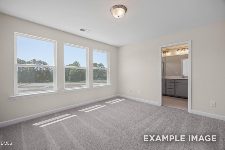 Spacious, unfurnished interior of a new home in Forestville Yard Townhomes, Knightdale (Image 19).