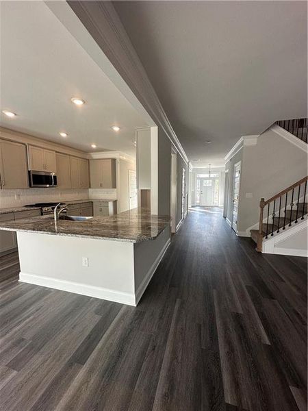 Furnished interior view inside a new home in Mirror Lake at South Harbour, Villa Rica (Image 5).