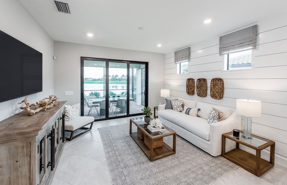 Furnished interior view inside a new home in Del Webb Sunbridge, St. Cloud (Image 50). Furnished interior view inside a new home in Del Webb Sunbridge, St. Cloud (Image 50).