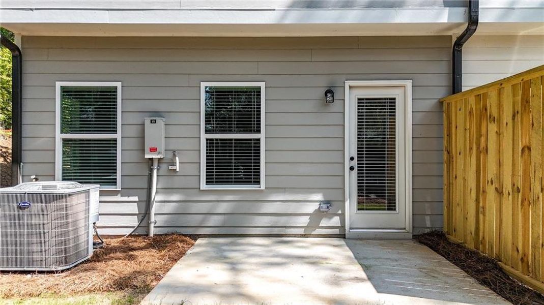 Exterior details and patio area of a home in , Austell (Image 22). Exterior details and patio area of a home in , Austell (Image 22).