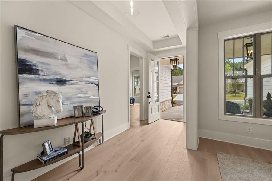 Furnished interior view inside a new home in Soleil Summit Chase, Snellville (Image 5).
