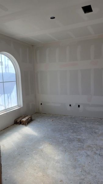 Front Study with French Doors.