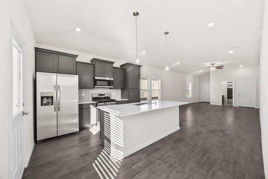 Furnished interior view inside a new home in Enclave at Dobbin, Magnolia (Image 12).