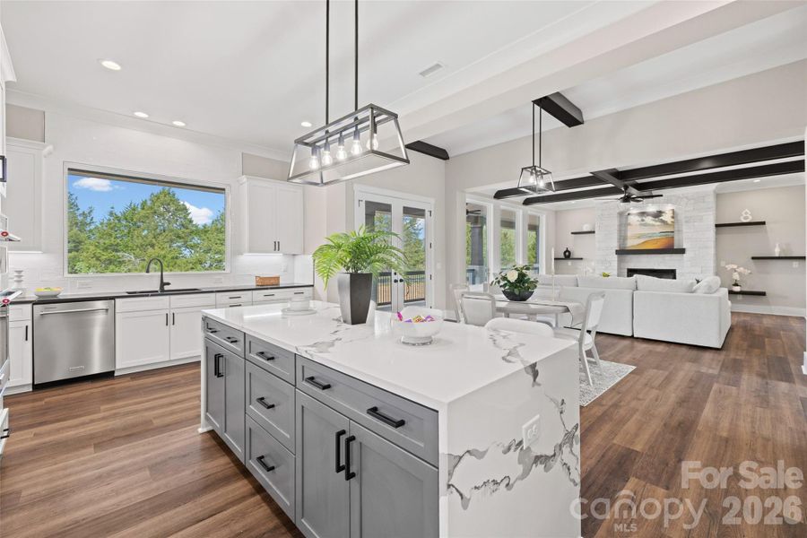 Furnished interior view inside a new home in , Clover (Image 12). Furnished interior view inside a new home in , Clover (Image 12).