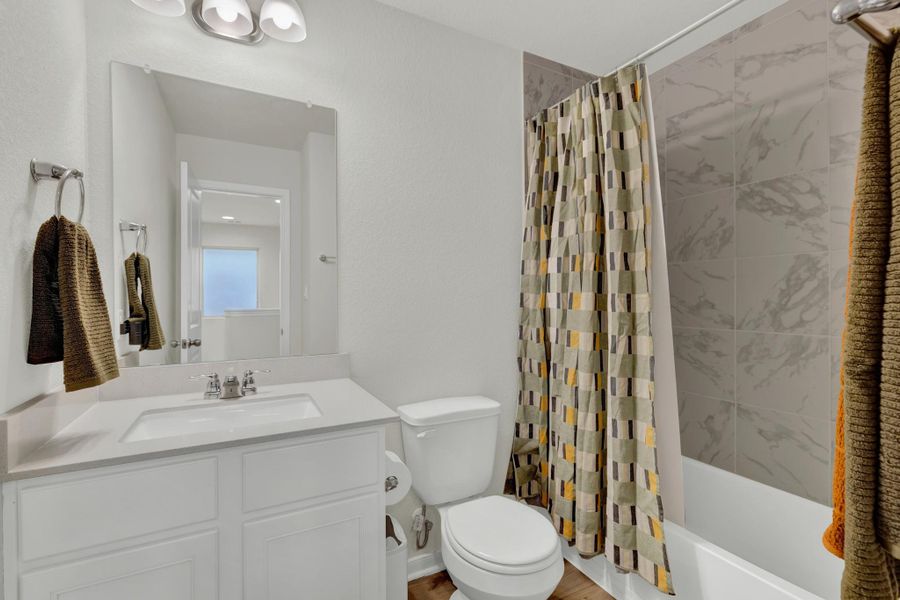 Furnished interior view inside a new home in , San Marcos (Image 16). Furnished interior view inside a new home in , San Marcos (Image 16).