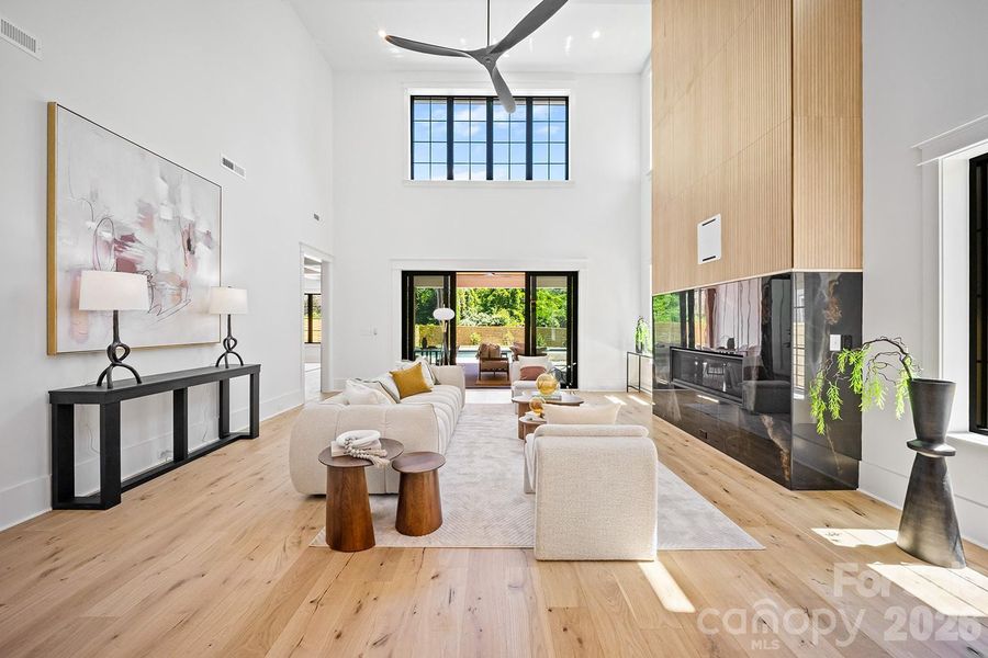 Furnished interior view inside a new home in , Charlotte (Image 18).
