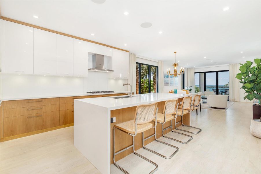 Furnished interior view inside a new home in , Palm Beach Shores (Image 14).
