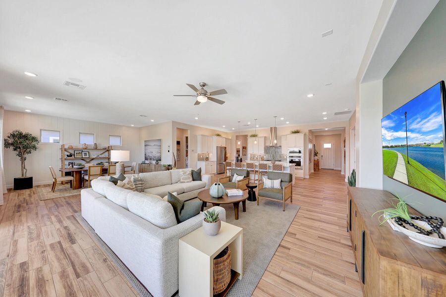 Representative furnished interior of a home built from the Crimson by Mattamy Homes in Miravida, Surprise (Image 30).