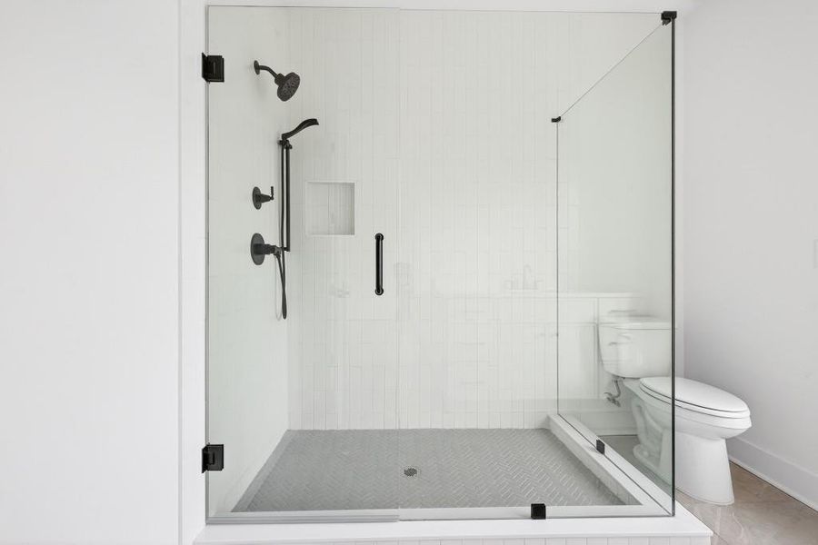 Furnished interior view inside a new home in Skyview On Broad, Sugar Hill (Image 7). Furnished interior view inside a new home in Skyview On Broad, Sugar Hill (Image 7).