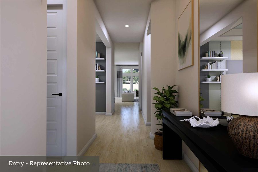 Furnished interior view inside a new home in Mantua Point Classics, Van Alstyne (Image 3).